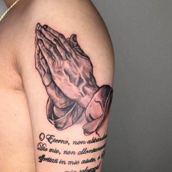 Tattoo bàn tay phật