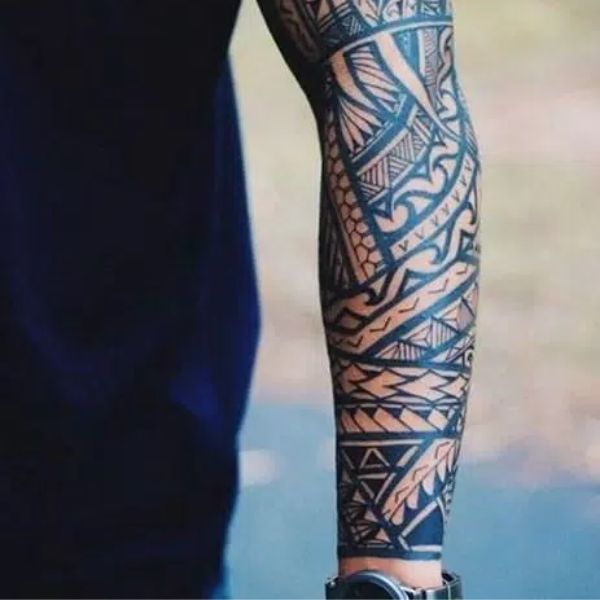 Tattoo cánh tay phái mạnh đẹp