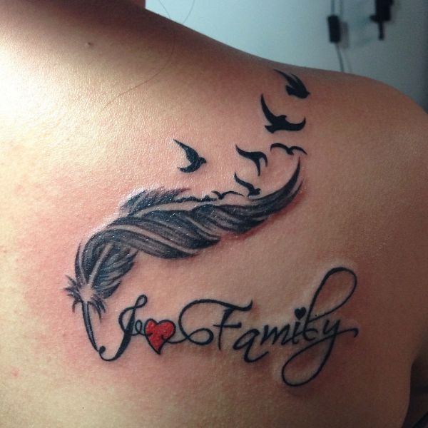 Tattoo family ở tay