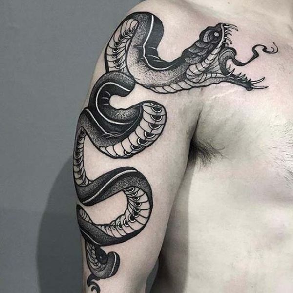 Tattoo rắn hóa rồng
