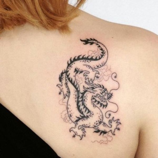 Tattoo rồng cho nữ
