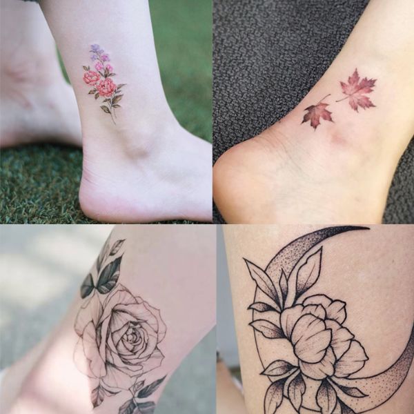 Hình xăm hoa mẫu đơn Ý nghĩa và mẫu tattoo mini đẹp ở chân tay lưng  trên vai