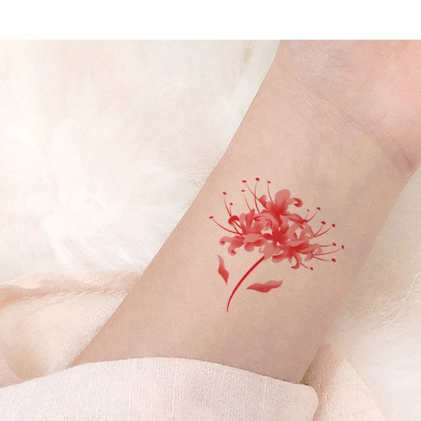 tatoo hoa bỉ ngạn mini