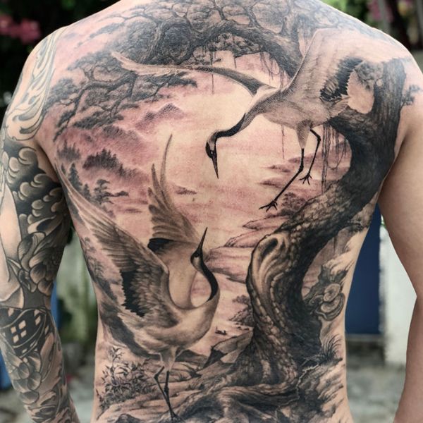 Những mẫu hình xăm lưng đẹp và độc nhất hiện nay