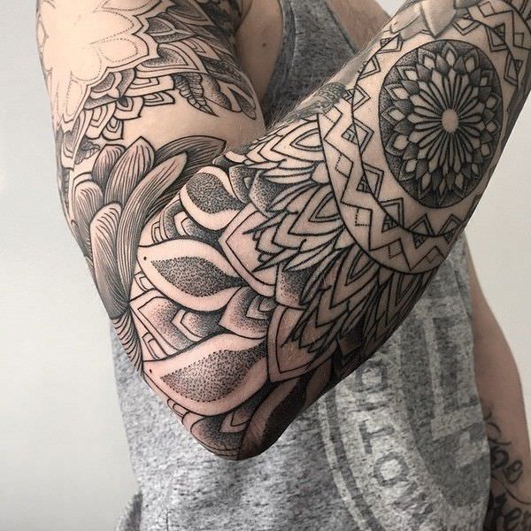 Tattoo cánh tay nam đẹp