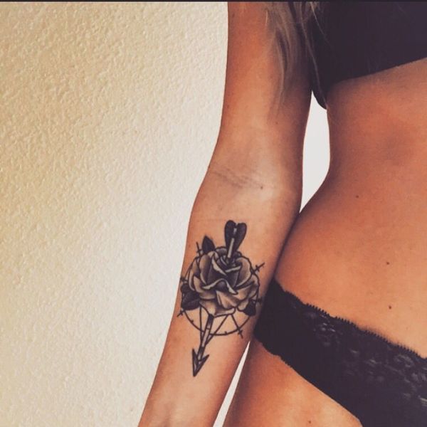 Tattoo cánh tay siêu chất dành cho nữ