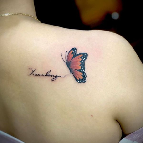 Tattoo chữ rất đẹp mang lại nữ giới rất đẹp nhất