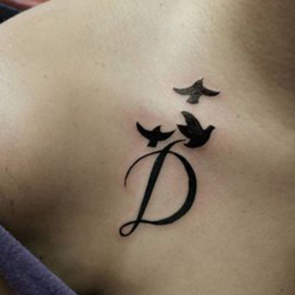Tattoo chữ rất đẹp mang lại nữ giới đơn giản