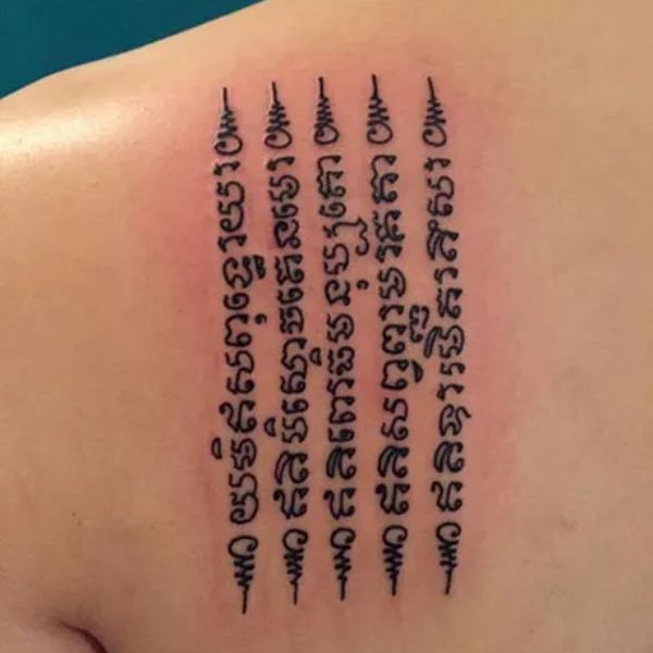 Tattoo chữ thái lan ý nghĩa