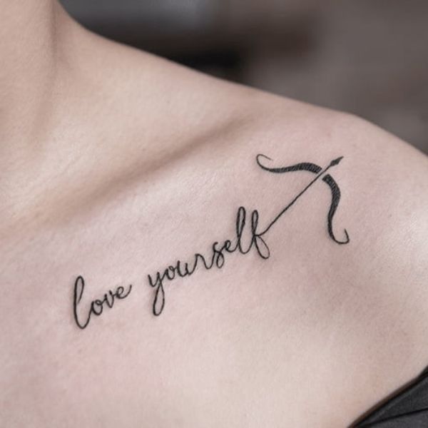 Tattoo chữ ý nghĩa cho bản thân