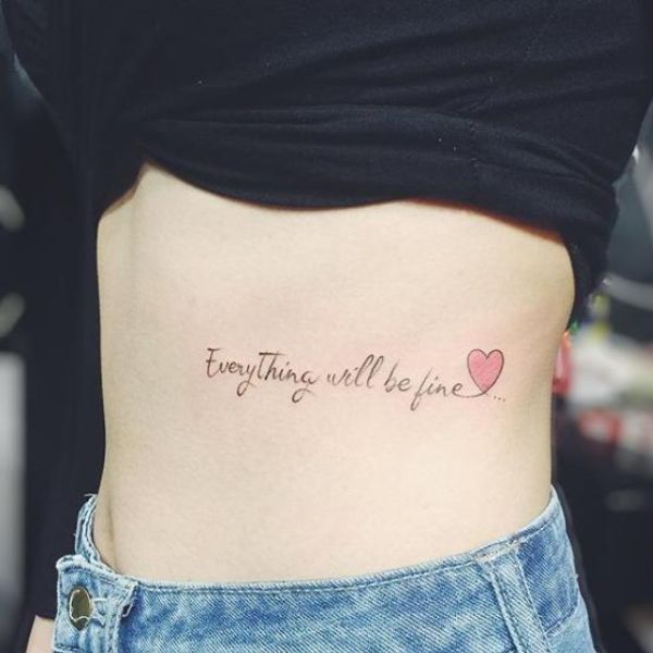 Tattoo chữ ý nghĩa cho nữ
