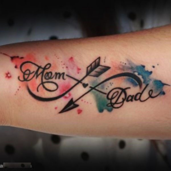 Tattoo chữ ý nghĩa về cha mẹ 