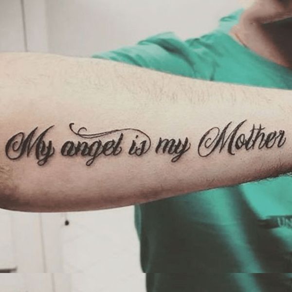 Tattoo chữ ý nghĩa về cha mẹ tiếng anh