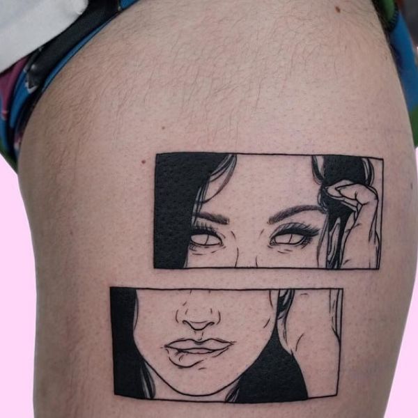 Tattoo cô gái mạnh mẽ