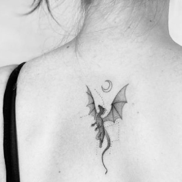 Tattoo con rồng nhỏ