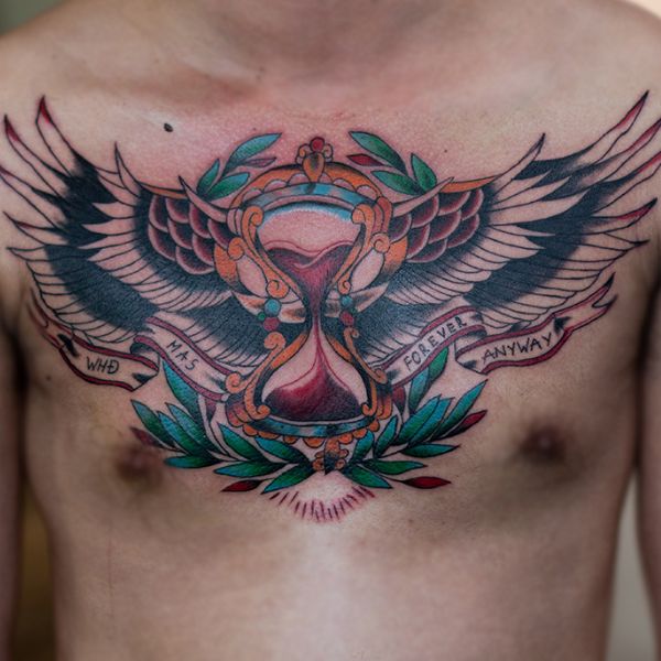 Tattoo đẹp trên ngực nam