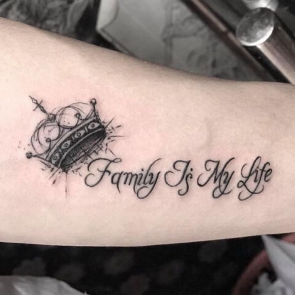Tattoo mái ấm gia đình là vớ cả