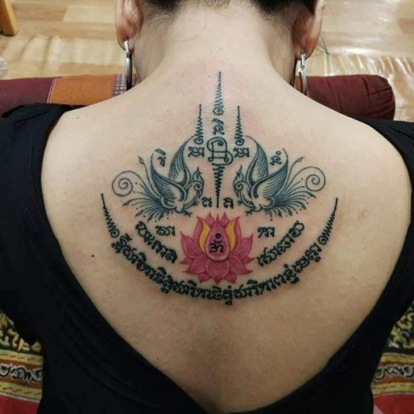 Tattoo khmer đẹp cho nữ