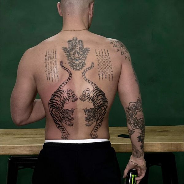 Hình xăm lưng đẹp nhất cho nam và nữ  Notaati Tattoo