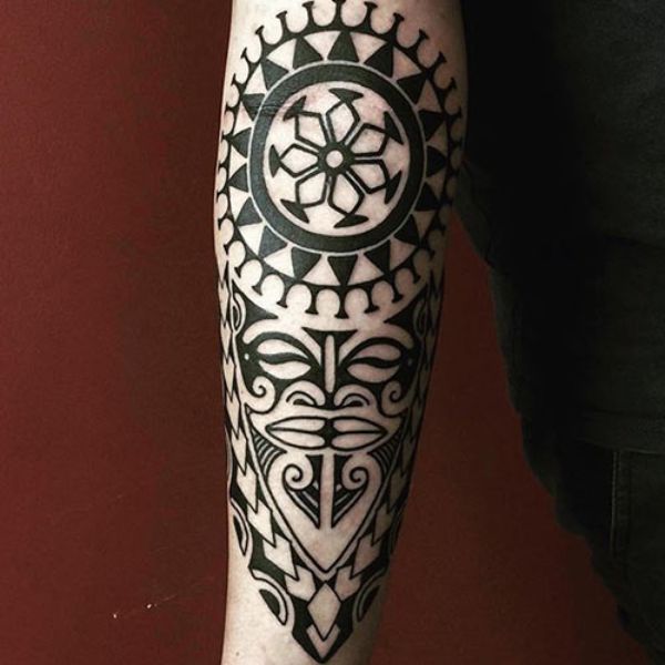 Tattoo maori cánh tay siêu đẹp dành cho nam