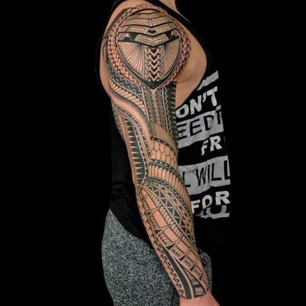 Tattoo maories full tay