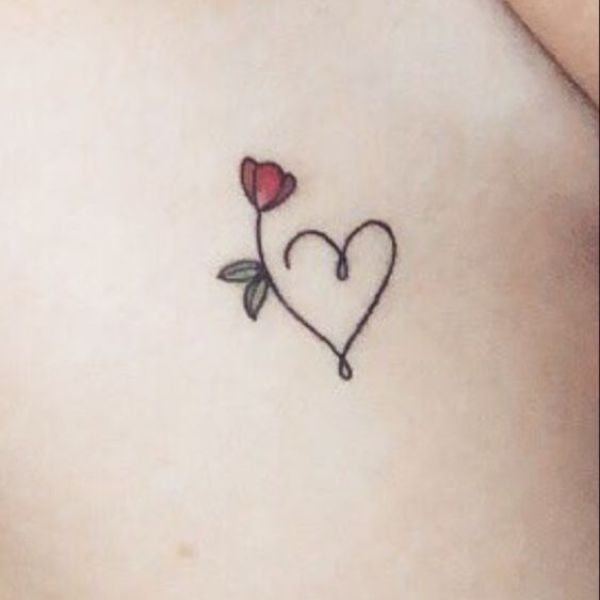 Tattoo mini đẹp bông hoa