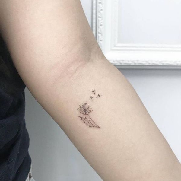 Tattoo mini đẹp khuỷu tay