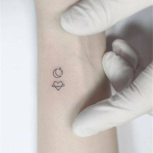 Tattoo mini đẹp ở cánh tay