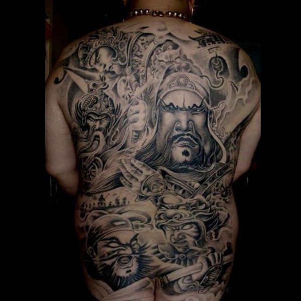 Tattoo ngũ hổ tướng việt nam