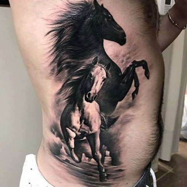 Tattoo ngựa đẹp cho nam