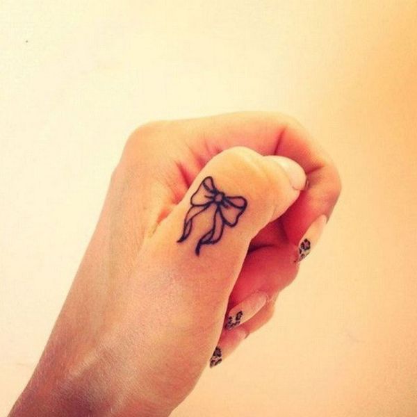 Tattoo nhỏ ngón tay