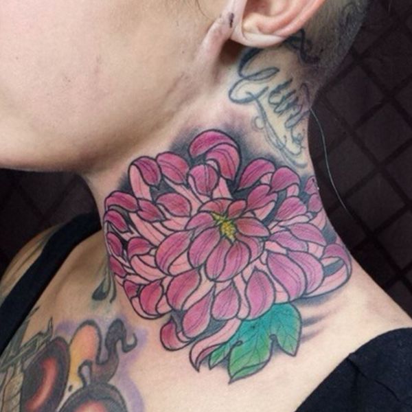 Tattoo ở cổ đẹp mắt mang lại nam