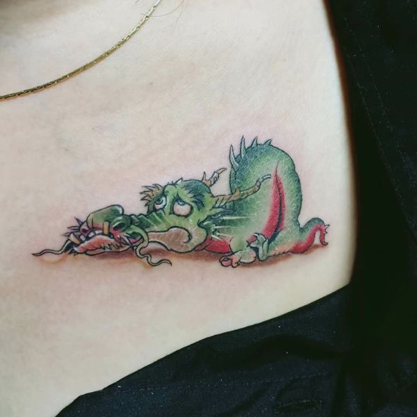 Tattoo rồng nhỏ