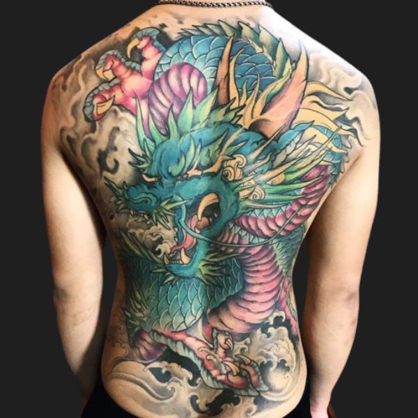 Tattoo Long nước kín lưng