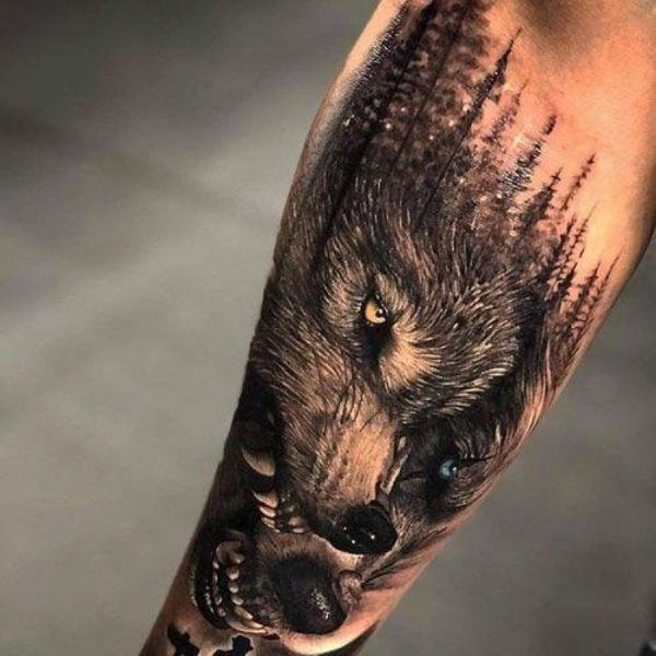 Tattoo sói lãnh chúa