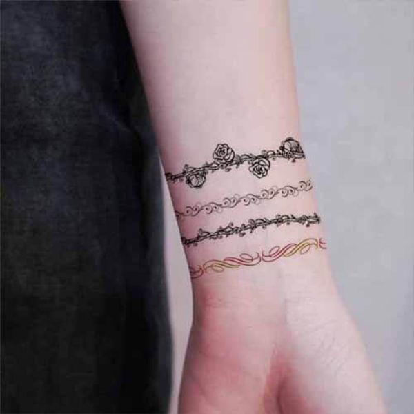 Tattoo vòng tay nữ
