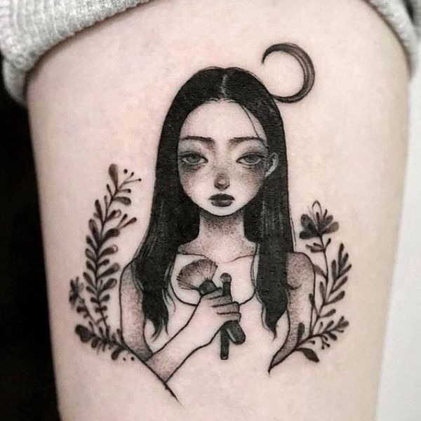 Tattoo cô gái   Thế Giới Tattoo  Xăm Hình Nghệ Thuật  Facebook