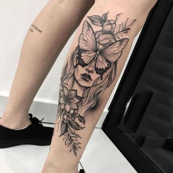 Tattoo bắp chuối nữ giới rất đẹp nhất