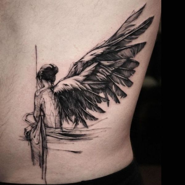 34 Tattoo cô tiên ý tưởng  hình xăm xăm hình xăm thiên thần