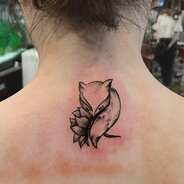 Tattoo con hồ ly nhỏ