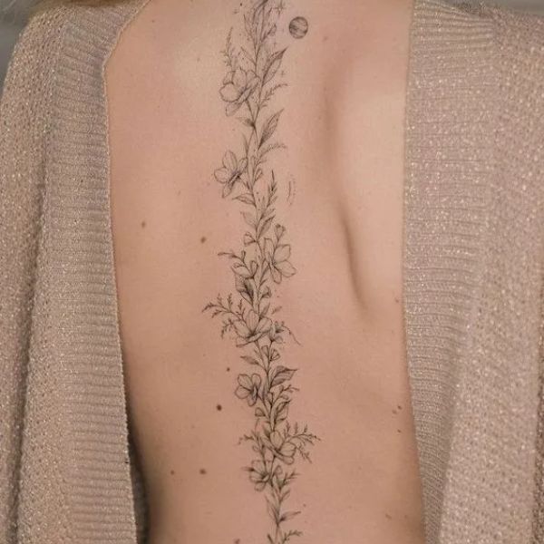 Tattoo đẹp nhất cho tới phái nữ ở sườn lưng siêu chất