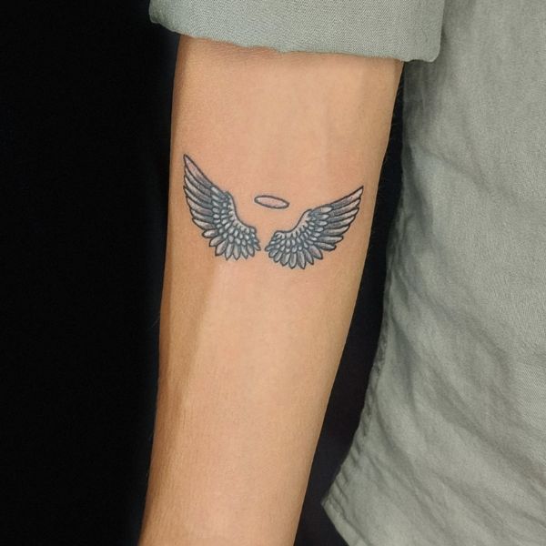 Tattoo đôi cánh thiên đàng