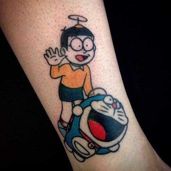 99 Hình xăm Doraemon Đẹp Ngầu Dễ thương Chất nhất  SCI ACADEMY  HỌC  VIỆN THẨM MỸ SCI