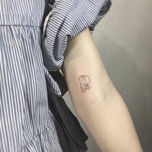 Tattoo doraemon đơn giản