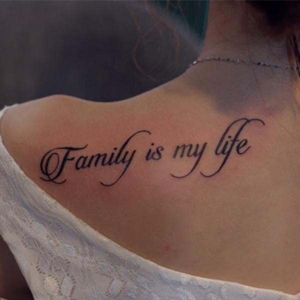 Tattoo family is my lìe