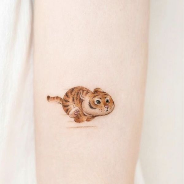 Tattoo hổ cute