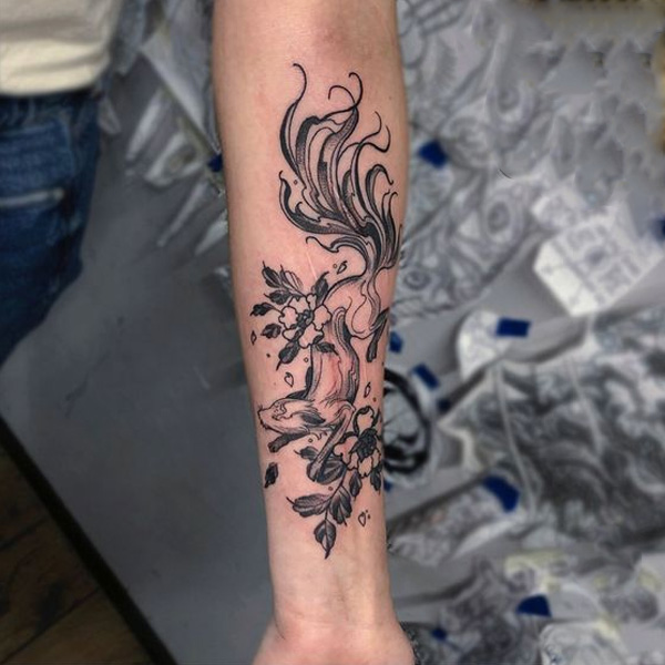 Tattoo hồ ly tinh