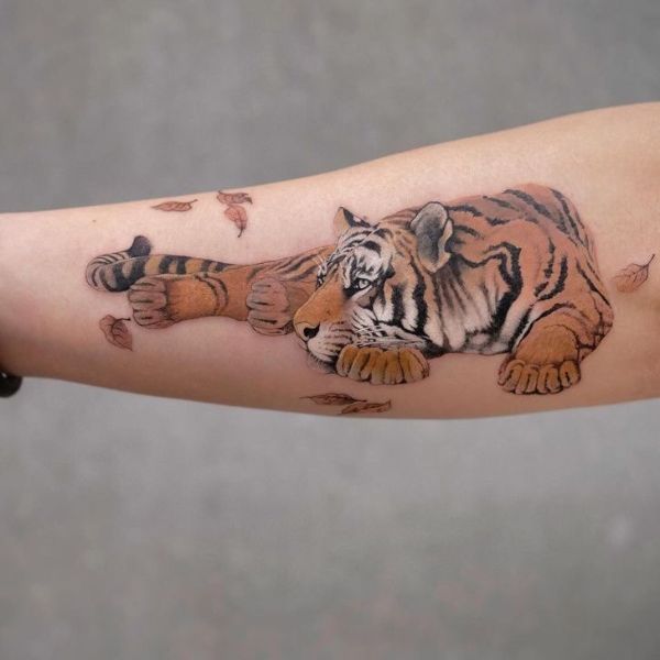 Tattoo hổ ở cute