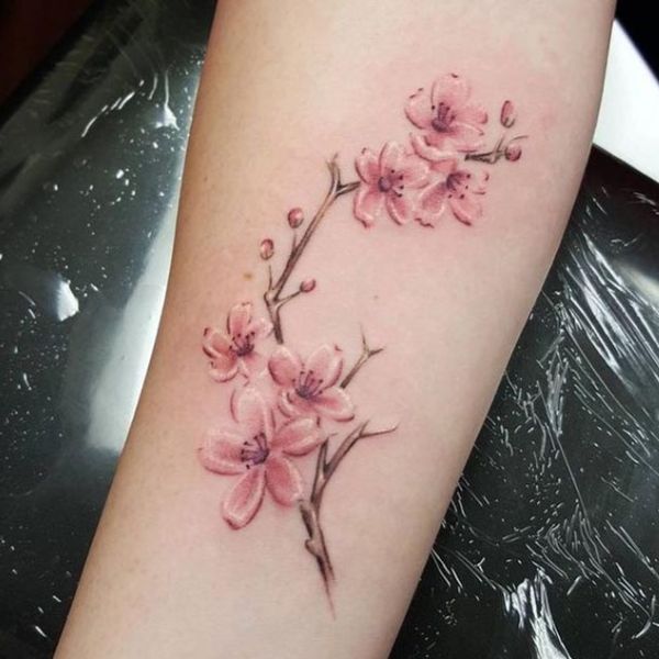 Tattoo hoa đào