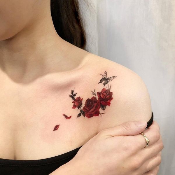 Tattoo hoa hồng đẹp nhất